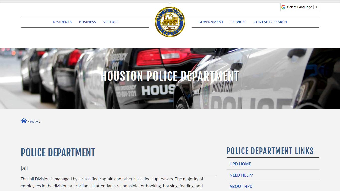 Jail - City of Houston eGovernment Center